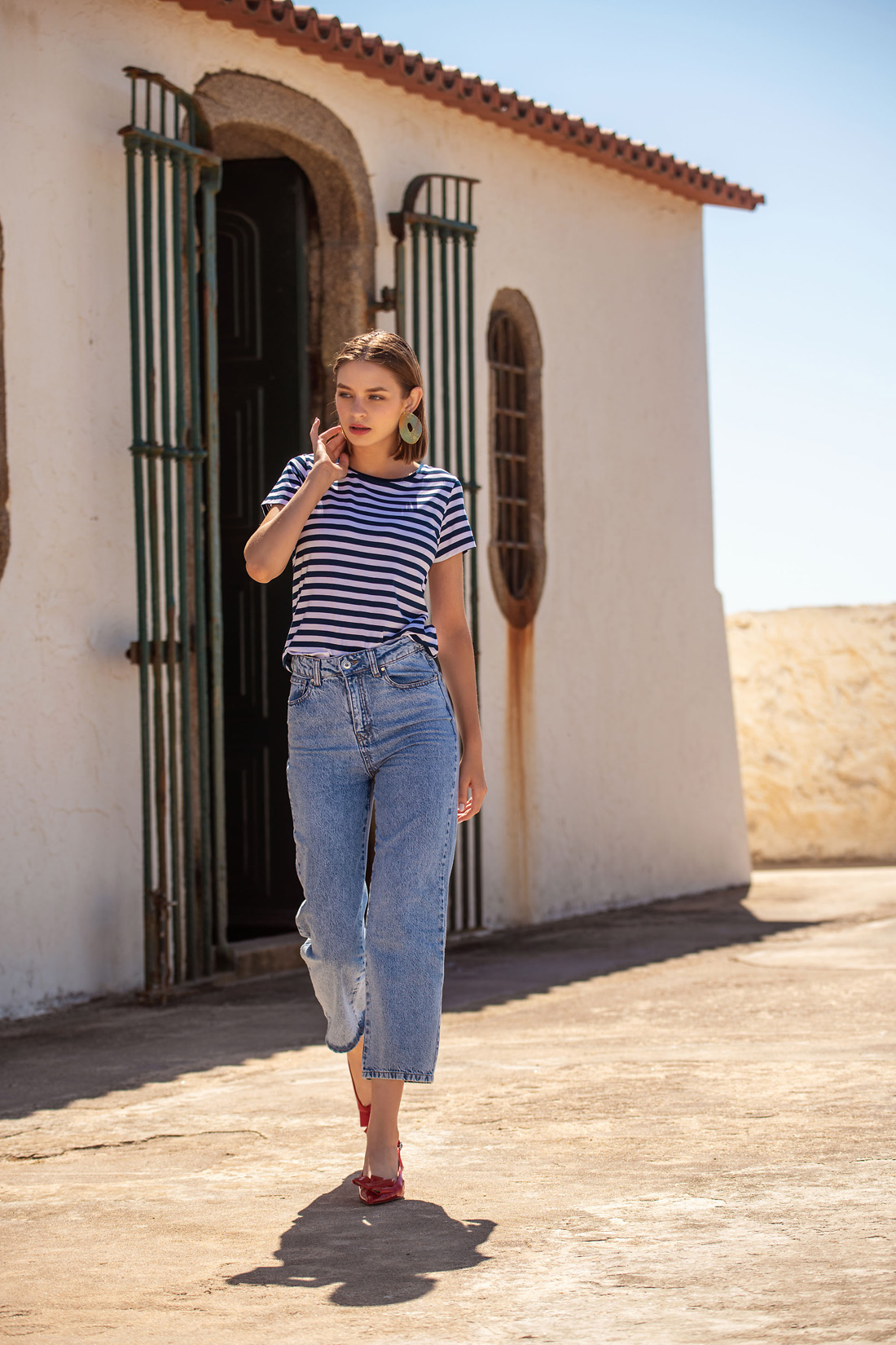 Camisola, Calças de ganga